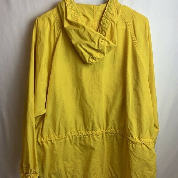 L.L. Bean Womens Yellow Anorak Jacket Size Large - Picture 2 of 9